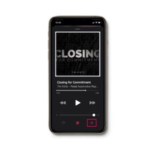 AUDIO - Closing for Commitment: The Way and Words for Becoming a Great Closer