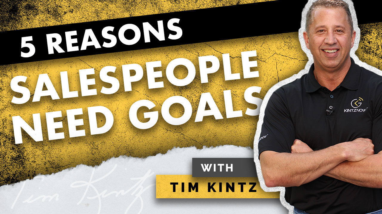 Five Reasons Salespeople Need Goals